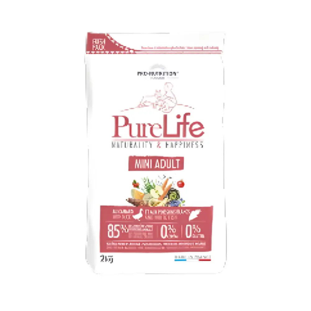 Pure Life Dog Adult Mini 2Kg – Adulto Raza Pequeña