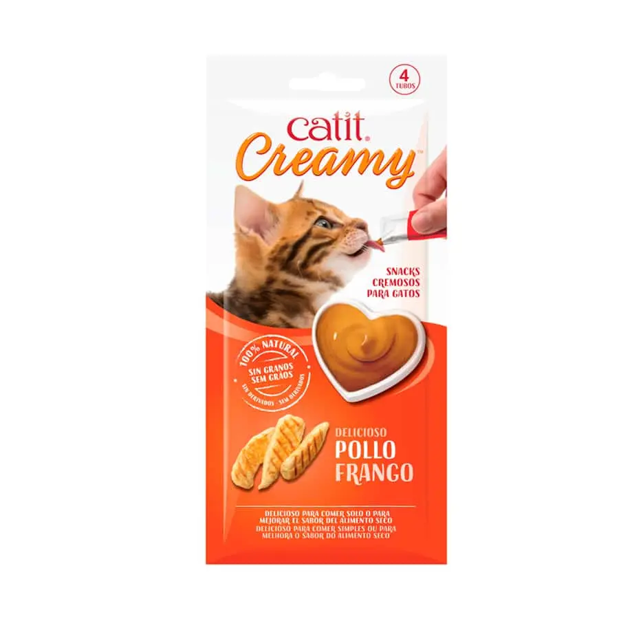 Cat It Creamy Pollo 4x10gr (AGOTADO)