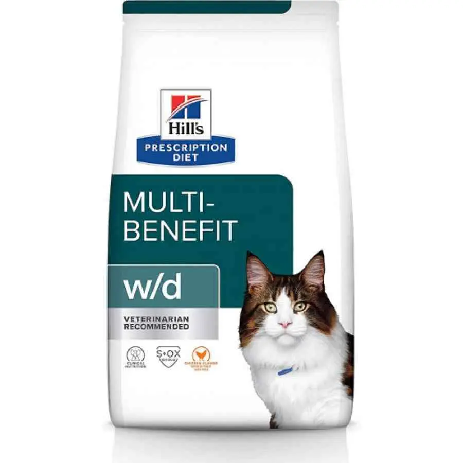 Hills PD w/d Digestive, Weight, Glucose Management 1.8 kg – Manejo de Glucosa, Digestivo y Peso