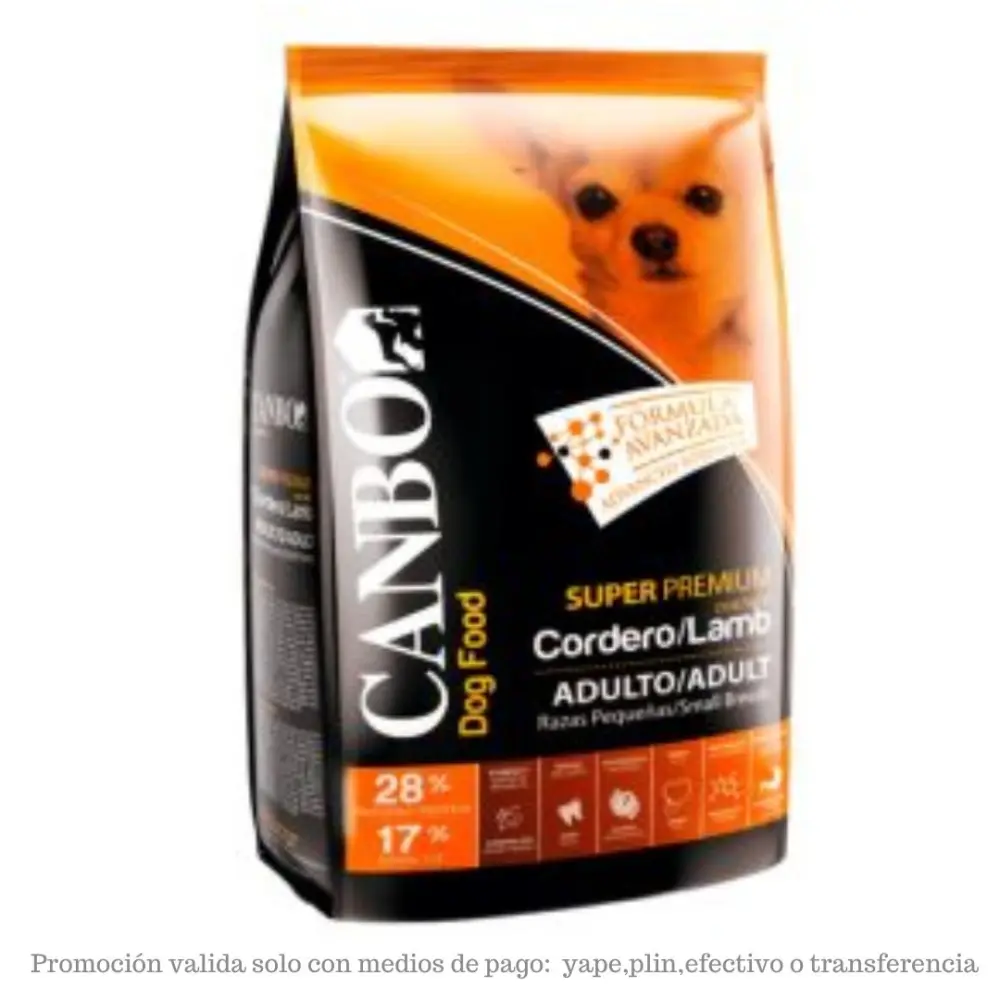 Canbo Cordero Adulto Razas Pequeñas 7 Kg