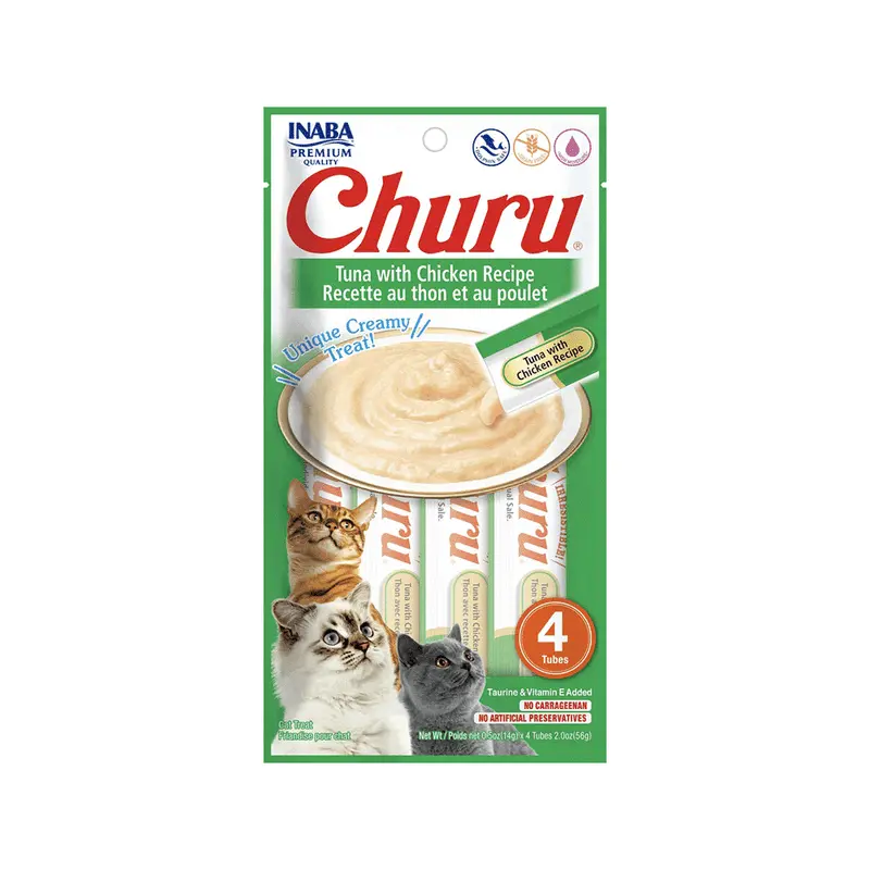 Churu Tuna With Chicken Recipe – Sabor Atún Y Pollo 14 Gr X 4 Tubos