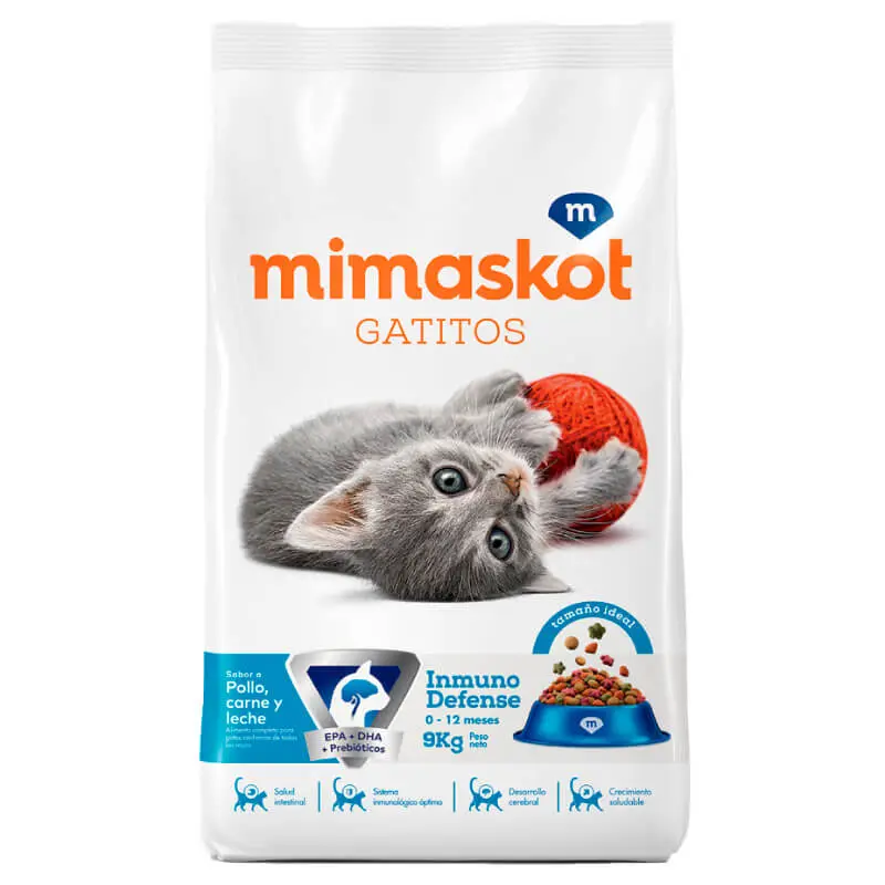 MIMASKOT Gatito – Pollo y Carne 9 Kg