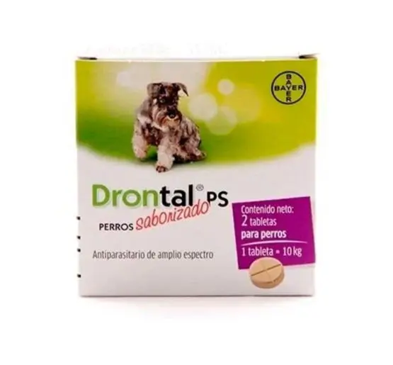 Drontal Antiparasitario x 2 Tab (C/U 10KG) (AGOTADO)