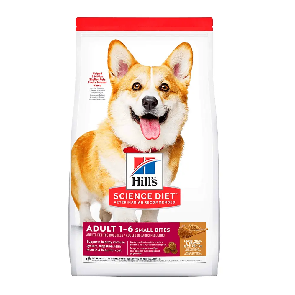 Hills SD Adult Lamb & Rice Small Bites 2.04 kg – Adulto – Cordero y Arroz – Raza Pequeña