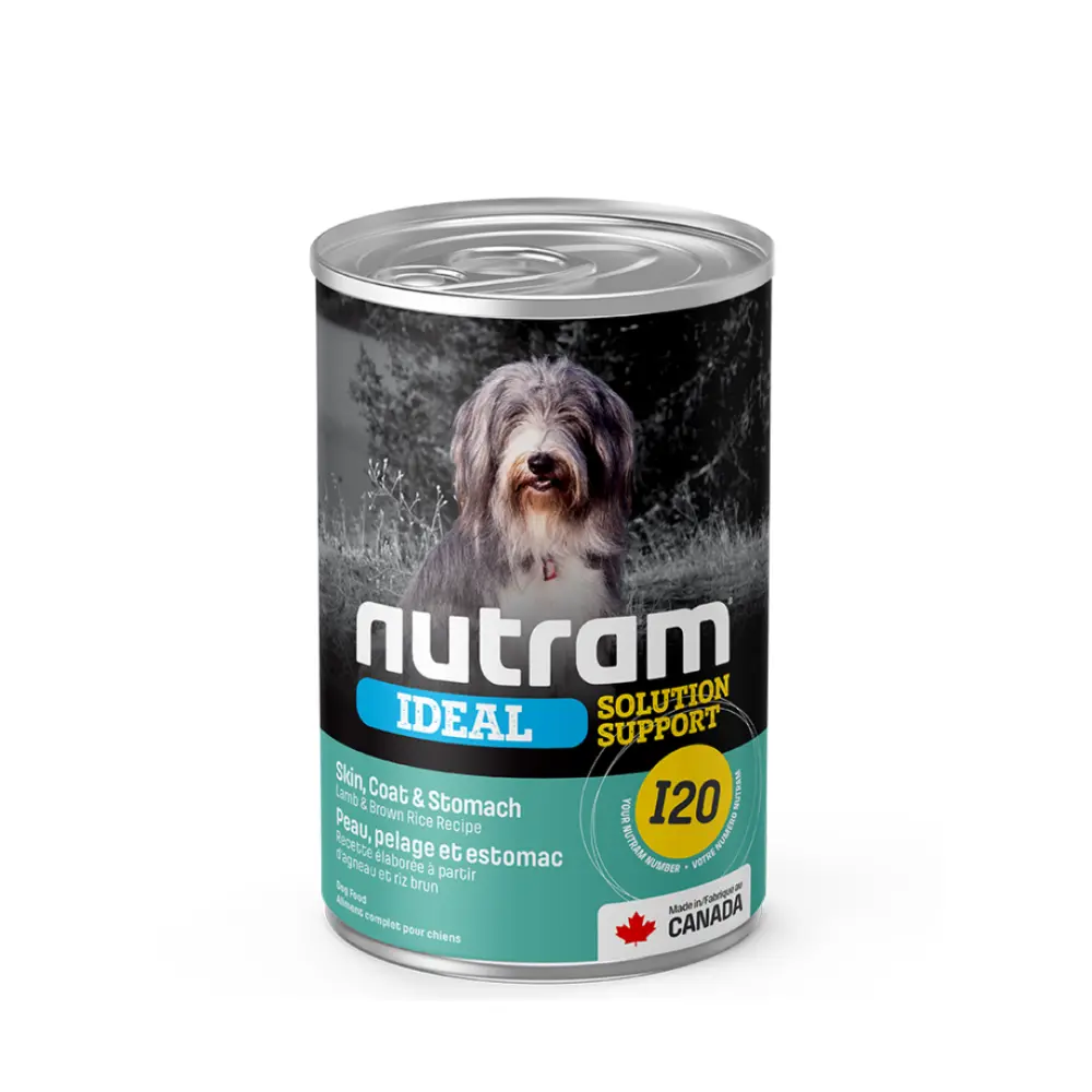 Nutram® I20 Ideal Skin & Coat 369 Gr. | Piel, Estómago y Pelo