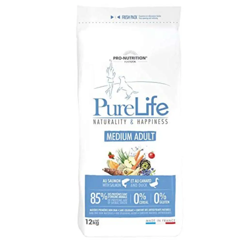 Pure Life Medium Adult 12Kg – Adulto Raza Mediana