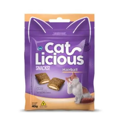 Cat Licious Snack Hairball x 40 Gr