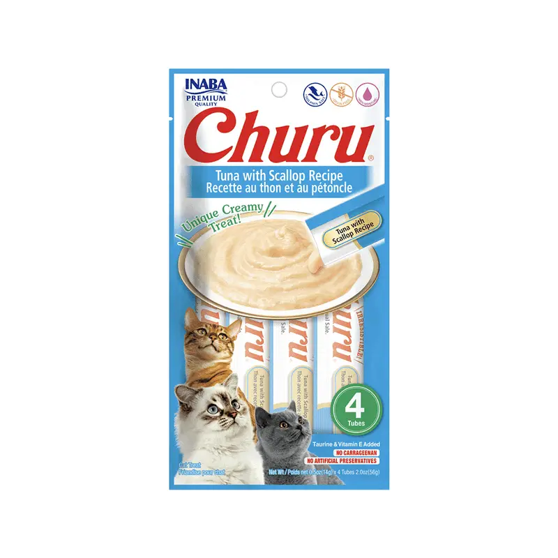 Churu Tuna With Scallop Recipe – Sabor Atún Y Ostras 14 Gr X 4 Tubos