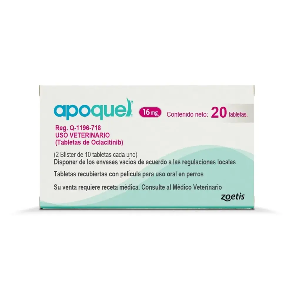 Apoquel 16.0 Mg – Perros De 27 A 39.9 Kg X 1 Tableta