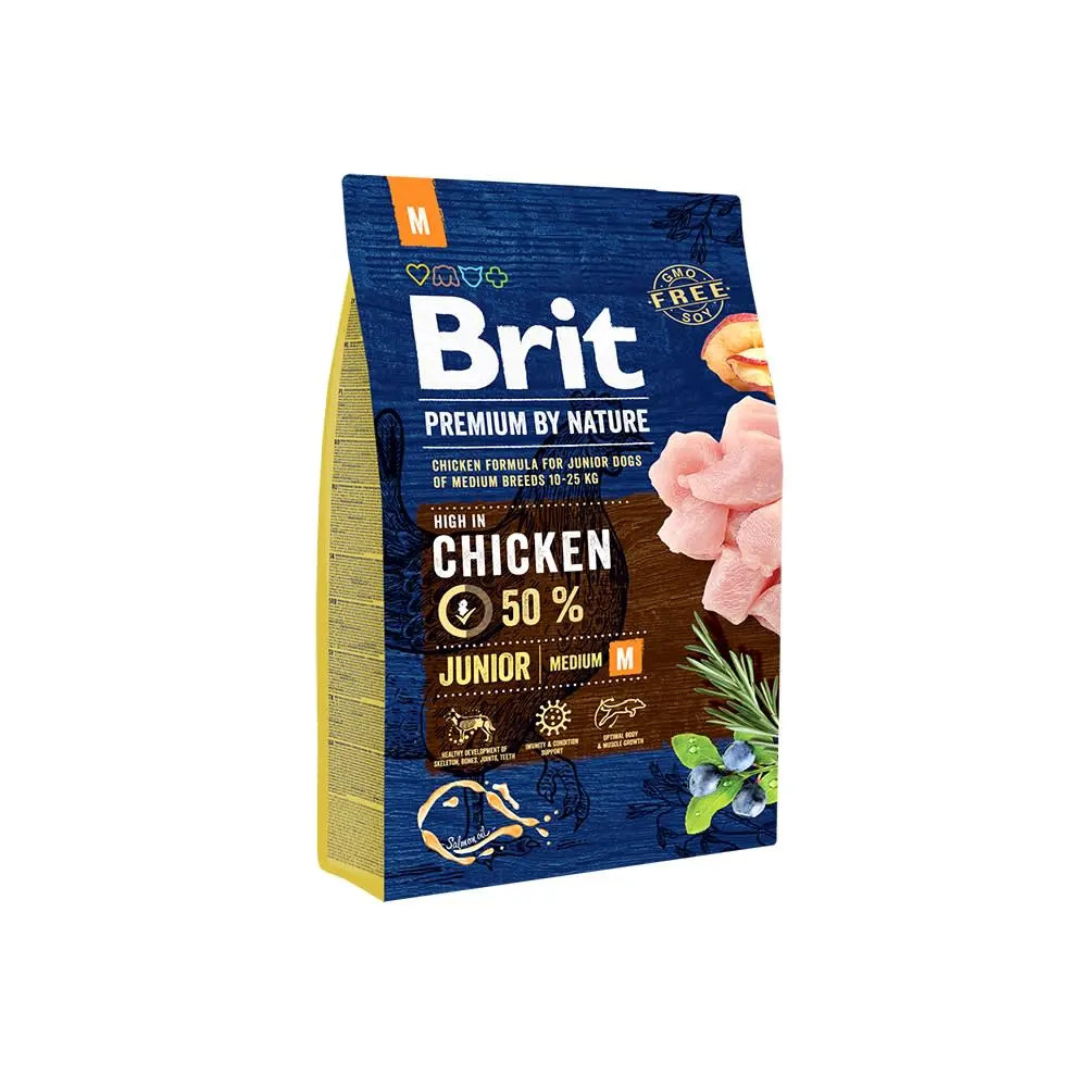 Brit Premium By Nature Junior Medium 3 Kg