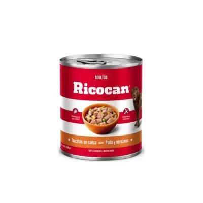 Ricocan Carne y Verduras Adulto Trocitos 280 Gr