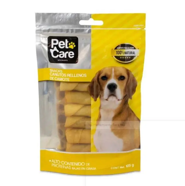 PET CARE – Canutos Rellenos de Camote x 105 GR (AGOTADO)