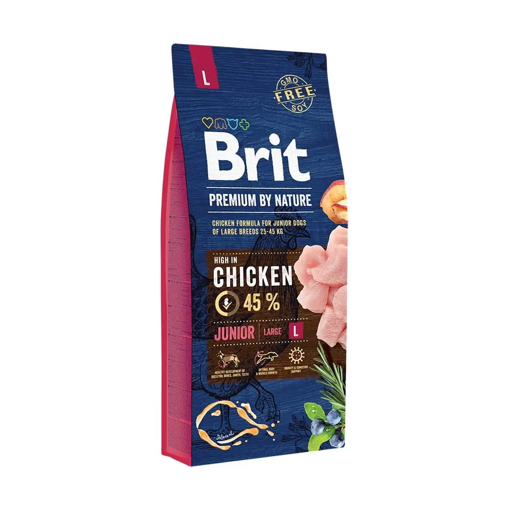 Brit Premium By Nature Junior Large 15 kg