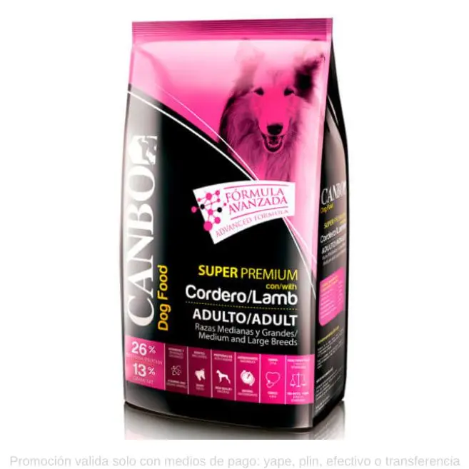 Canbo Cordero Adulto Razas Medianas y Grandes 15 Kg