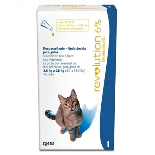 Revolution – Pipeta Antipulgas 2.6-7.5 kg
