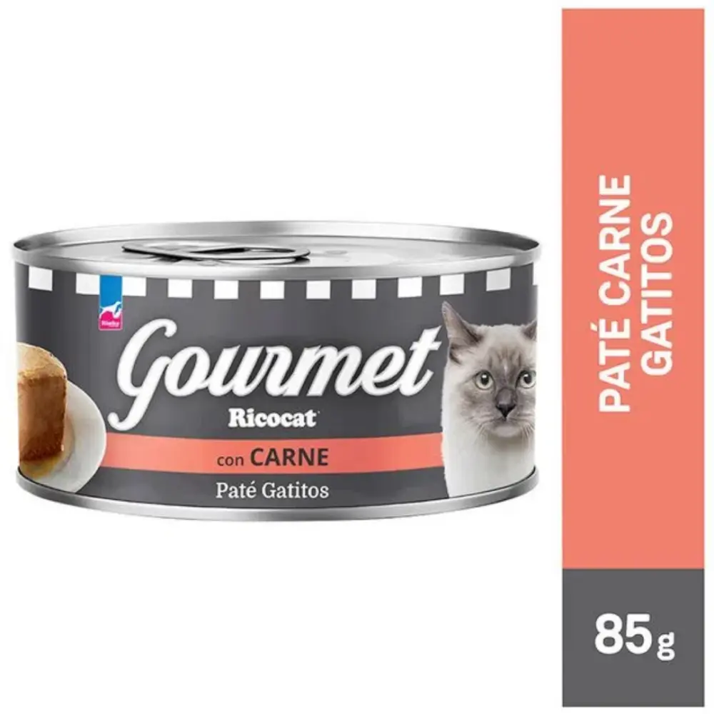Ricocat Gourmet Gatito Pate con Carne 85 gr.
