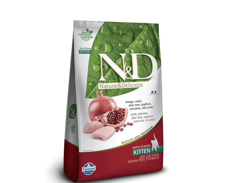 N&D Feline Kitten Frango E Roma – Gatito Pollo Y Granada 1.5 Kg
