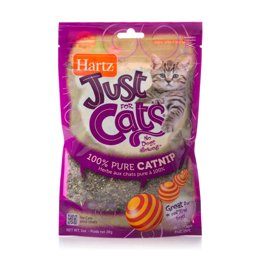 Hartz JFC CATNIP STANDUP POUCH 1OZ – Catnip para Gatos