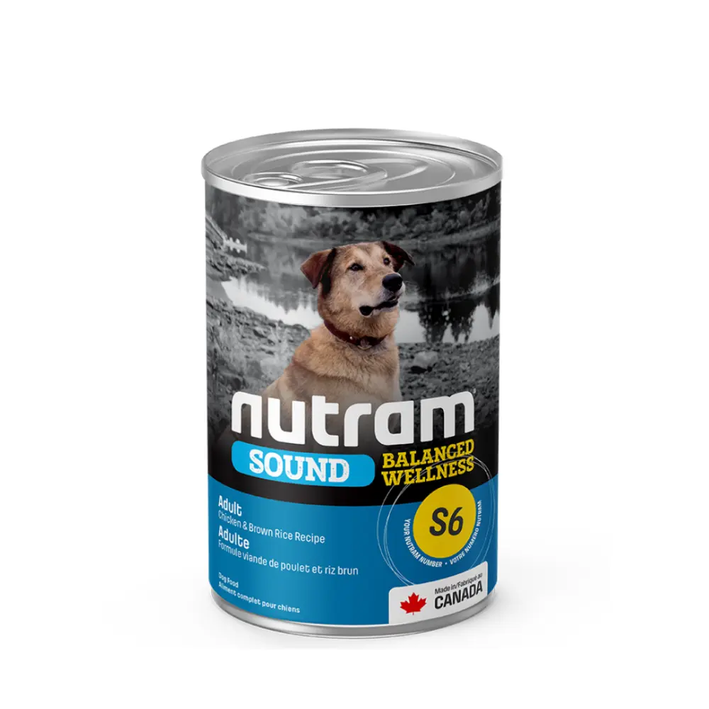 Nutram® S6 Sound Adult Dog Canned Food 369 Gr. | Adulto