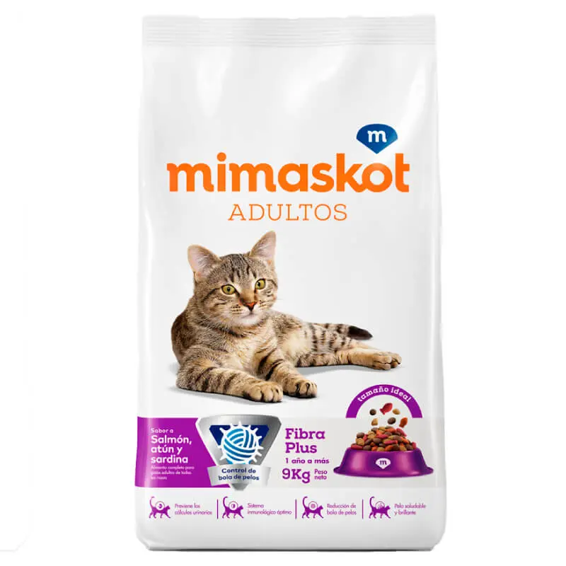 MIMASKOT Gato Adulto – Salmón y Atún 9 Kg