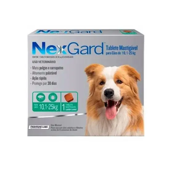 Nexgard para Perros De 10.1 Kg a 25 Kg X 1 UND