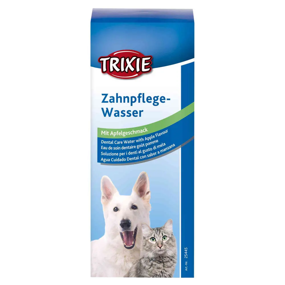 TRIXIE Cuidado Dental y Aliento Fresco – Sabor Manzana 300 ML