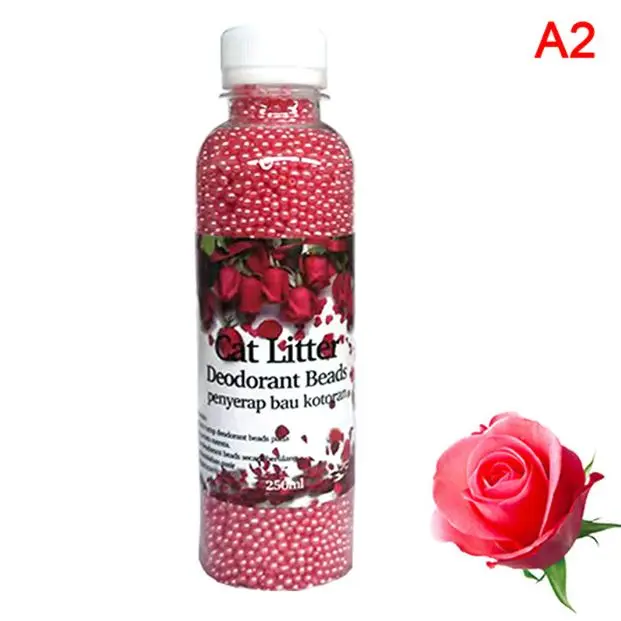 Eliminador del Mal Olor de Heces – Fragancia Rosas Cat Litter 250ml
