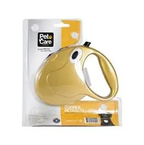 PET CARE – Correa Retráctil Dorado (AGOTADO)