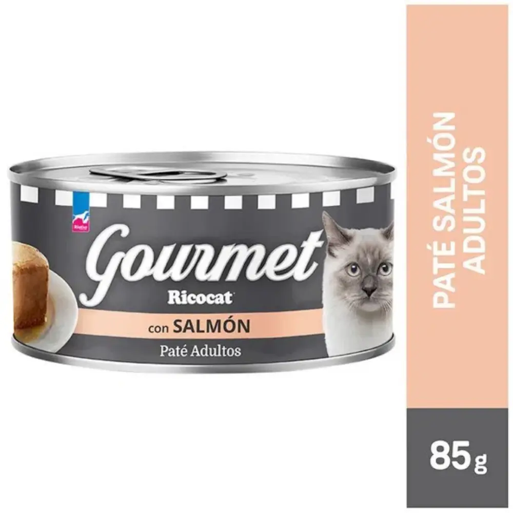 Ricocat Gourmet Adulto Paté con Salmón 85 gr.