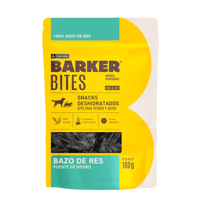 Barker Bites de Bazo de Res 100 Gr.