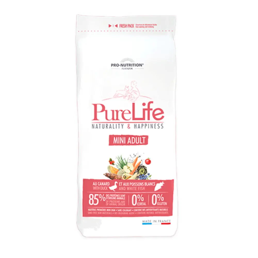 Pure Life Dog Adult Mini 8Kg – Adulto Raza Pequeña